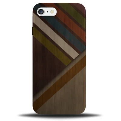 £11.99 • Buy Colourful Wood Phone Case | Wooden Effect Plastic Bumper Multicoloured A695