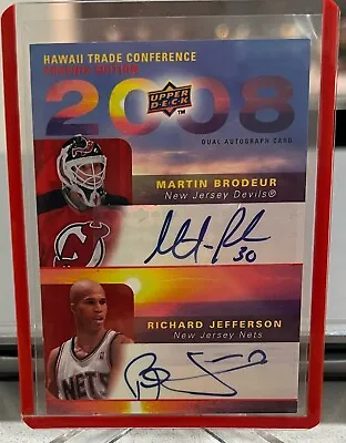 MARTIN BRODEUR / RICHARD JEFFERSON 2008 Hawaii Trade Conference Phoenix Edition • $74.99