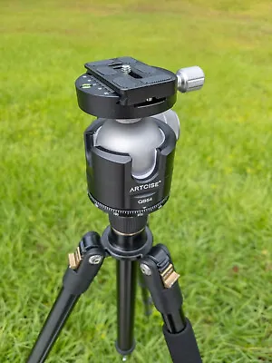 Metal Camera Video Tripod Ball Head With Quick Release Plate Clamp Bubble Level • $141.90
