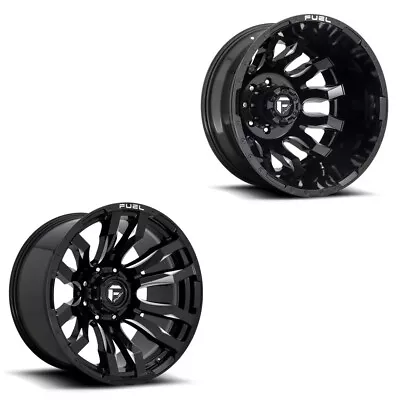 20x10 Fuel D673 Blitz Blk 19-UP DODGE DUALLY SUPER SINGLE Wheels 8 Lug Set Of 6 • $2416.50