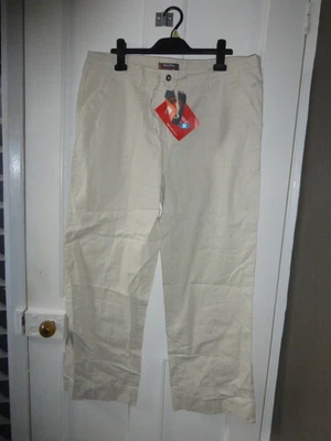 £18.99 • Buy Peter Storm Bnwt Uk 18  30l Stone Linen Walking Trousers Healthguard Protection
