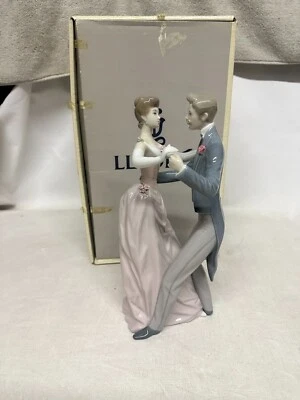$149.99 • Buy Lladro Baile Aniversaro Anniversary 1372  Waltz  Dance Org Box 12''1/2''