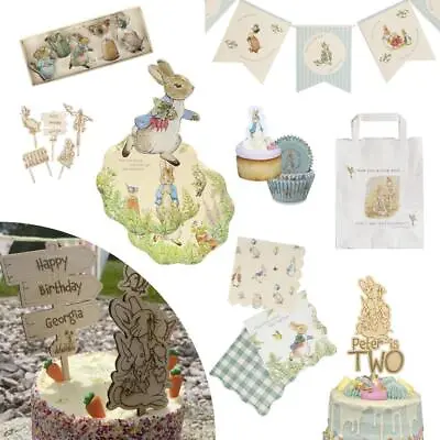 £6.15 • Buy Peter Rabbit Party | Christening Birthday Party Plates Napkins Decorations