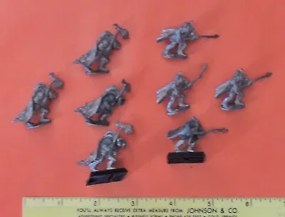 Vintage Lead D&D Miniature Goblin/Oger?  Warriors 3 Sets Of 2 Ral Partha • $27