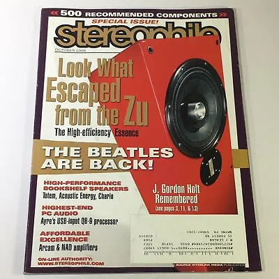 $20 • Buy Stereophile Magazine October 2009 - J. Gordon Holt Remembered / Ayre USB QB-9