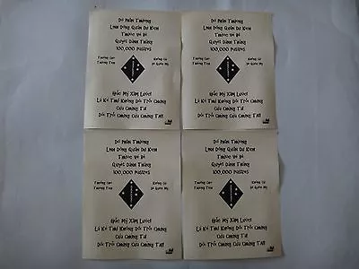 Vietnam War 4 VC Propaganda Leaflets Against USMC 1st MARINE DIVISION • $6.33