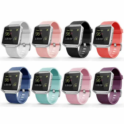 $5.39 • Buy Replacement Silicone Band Strap Rubber Wristband Bracelet For Fitbit Blaze Hot
