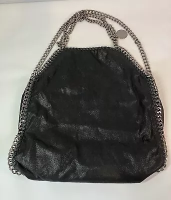 Stella McCartney Falabella 2Way Chain Shoulder Hand Bag Shaggy Deer Black • $298