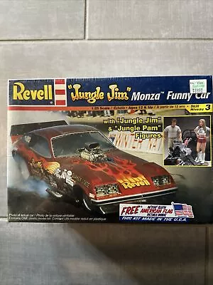 RARE Revell Jungle Jim Monza Funny Car W/Painted Figures Factory Sealed #85-7689 • $29