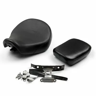 Black Rider Seat Cover Passenger Pad For Honda Shadow Aero VT750C 2004-13 VT400 • $292.23