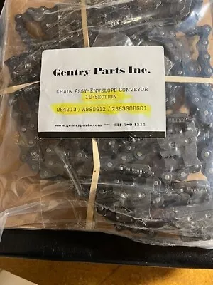 Chain Assy - Envelope Conveyor 10-Section STEEL NEW 054213 A980612 266330BG01 • $670.90