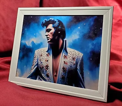 Elvis Presley  Midnight  GLASS Print Of Original Painting • $65