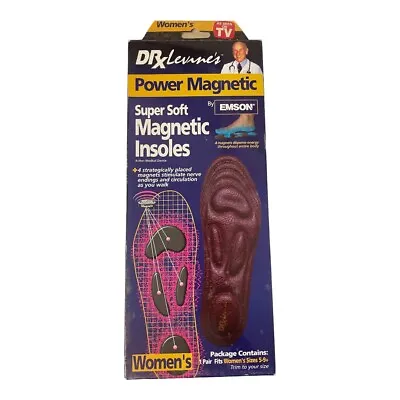 Drx Levines Power Magnetic - Super Soft Magnetic Insoles - Womens • $4.99