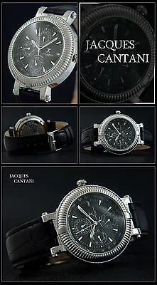Jacques Cantani Calendar Men's Watch Cantore Tag Date Month 24-Stunden JC-785 • £70.63