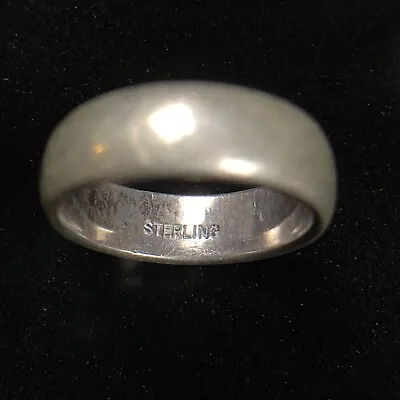 Vintage Sterling Silver Wedding Band Size 7-7 1/2? • $39