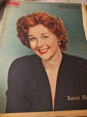 Rare Sunday New York News Coloroto Magazine Susan Hayward 02/02/59 • $14.99