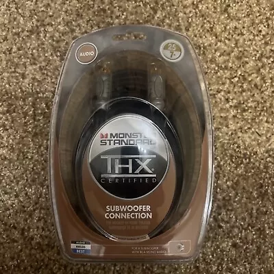 Monster Cable Interlink THX Certified  Subwoofer Cable 25ft • $25