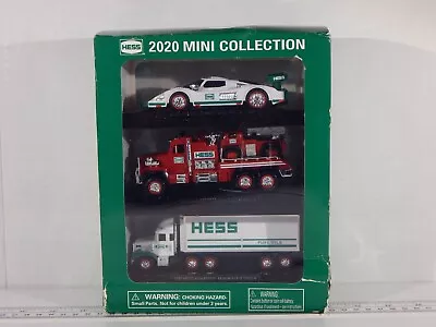 Hess Truck Mini Collection 2020: Race Car Fire Truck + Rescue 18 Wheeler - New • $27