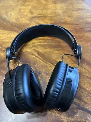 LSTN Troubadour Bluetooth Real Wood Headphones Matte Black Deta 360 • $59.98