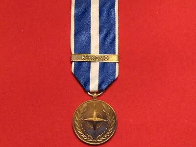 Full Size Nato Kosovo Medal With Ribbon In Mint Condition • £11.80