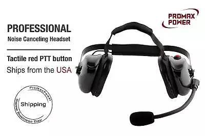 Heavy Duty Noise Cancelling Racing Headset For Motorola CP200 Mag One BPR40 • $98