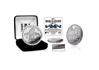 The Highland Mint Astros Vs Braves 2021 World Series Dueling Silver Coin • $49.99