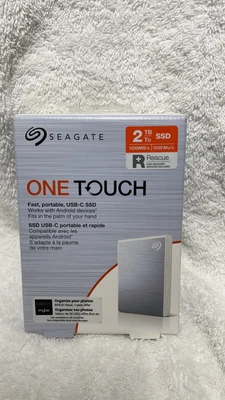 $288 • Buy Seagate One Touch 2TB External Portable SSD Solid State Drive USB-C  STKG2000400