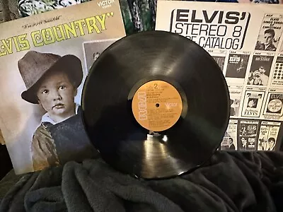 Elvis Presley - Elvis Country | 1971 LP Vinyl W/orig. 8-track Add Sleeve (VG) • $10