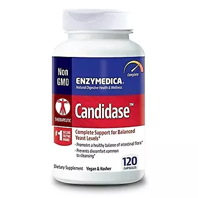 Enzymedica Candidase 120 Capsules Women's Health Support Non-GMO • $58.87