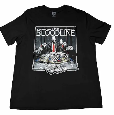 WWE Roman Reigns Shirt Mens 2XL Black The Bloodline We The Ones Graphic Tee XXL • $29.98