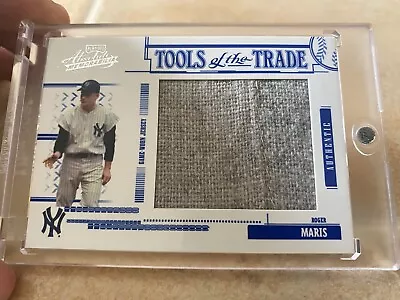 2005 Absolute Playoff Roger Maris Jumbo Jersey Tools Of The Trade #D/250 • $349.99