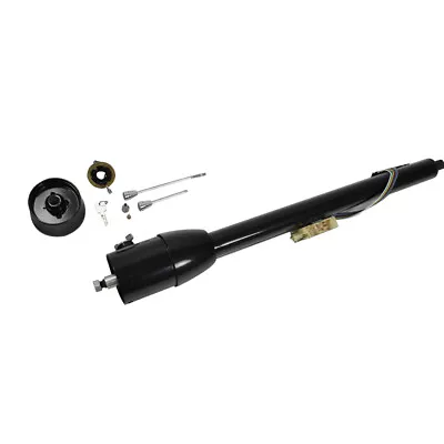 For GM Chevy Pontiac Black 32 Tilt Steering Column With Ignition Key Floor Shift • $246.59