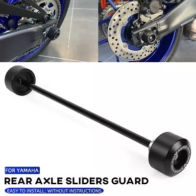 Rear Axle Fork Crash Sliders Wheel Protector For YAMAHA Tracer 9/GT XSR900 MT-09 • $26.99