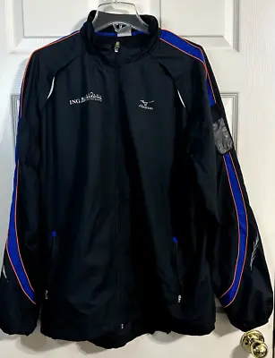 MIZUNO Mens Windbreaker Running Jacket Size XL Long Sleeve Georgia Marathon Logo • $24.93