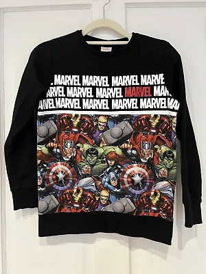 Boys MARVEL Avengers Sweatshirt By NEXT Age 9 Years Height 134cm Ex Con • £8.99