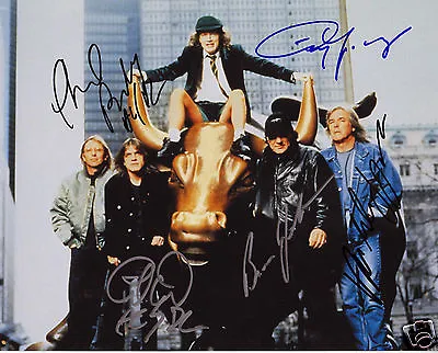 Acdc Autograph Signed Pp Photo Poster • £6.89