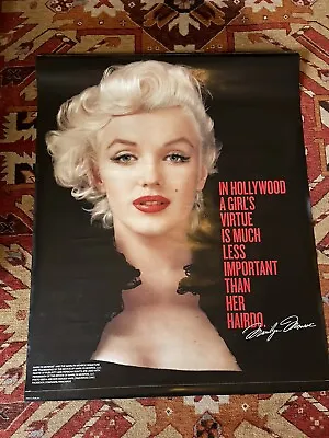 Huge Marilyn Monroe 2-Sided Vinyl Display Poster Banner 44”x 56” • $199.99