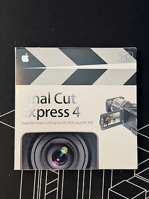 Final Cut Express 4 HD Mac Video Editing Software Version 4.0  • $15