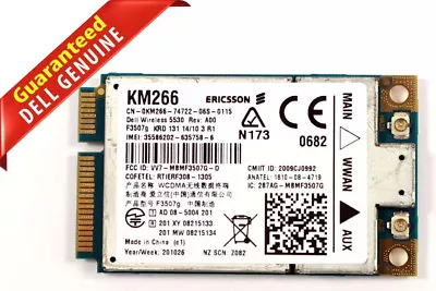 Ericsson OEM Dell 5530 PCI-E WLAN Card KM266 Mobile Broadband Card 3G HSDPA GPS • $9.75