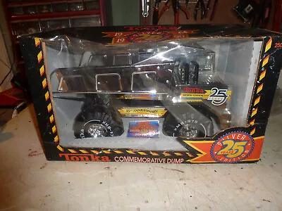 Tonka 25th Anniversary  Silver Edition Dump Truck 1990 New In Box NOS USA • $75