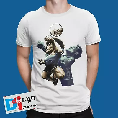 Diego Maradona T-Shirt Football Classic Greatest 70s 80s 90s Retro Hand Of God • £5.99