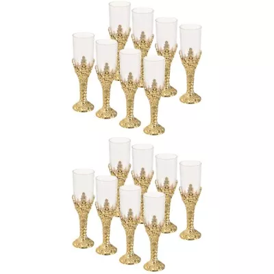 24 Pcs Plastic Dinner Party Wine Goblet Chalice Cups Medieval • £12.18