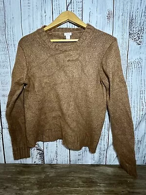 J Crew Factory Womens XL Marnie Sweater Heather Camel Merino Wool Blend • $24.95