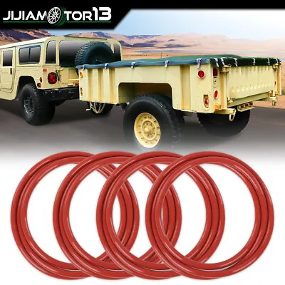 Fit For Military Humvee Trailer 4x Red O-Rings Split Rims Wheel Seal M1101 M1102 • $102.55