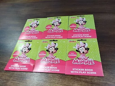 Disney Junior Minnie Mouse Sticker Book With 111 Stickers Each LOT Of 6 Books B2 • $9.99