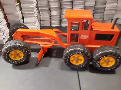 Tonka Pressed Steel Orange Road Grader • $80