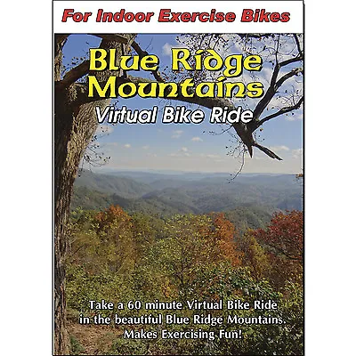 Blue Ridge Mountains Video Indoor Cycling Scenery Bike  Exercise Fitness Dvd • $15.99