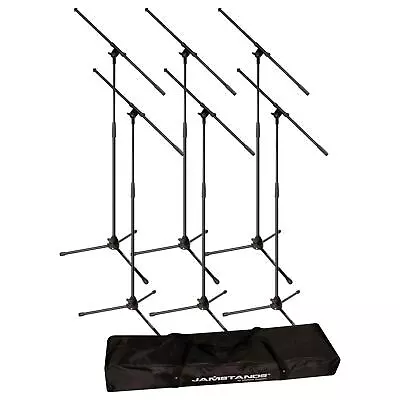 Ultimate Support JS-MCFB6PK Microphone Tripod Boom Stand 6-Pack Bundle • $139.99