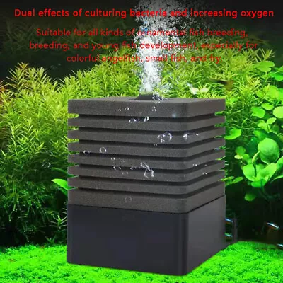 New Bio Sponge Filter For Aquarium Fish Tank Air Pump Aquarium Accessor__- • $9