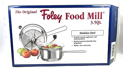 Foley 3.5 Qt Stainless Steel Food Mill • $38.06